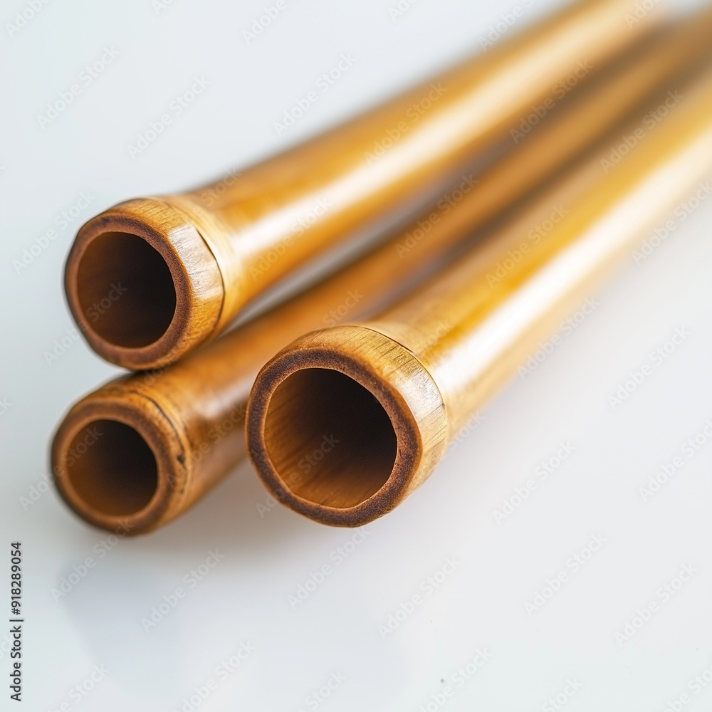 Naklejka premium A simple and descriptive name for the image could be: Stacked Metal Pipes and Tubes in an Industrial Setting