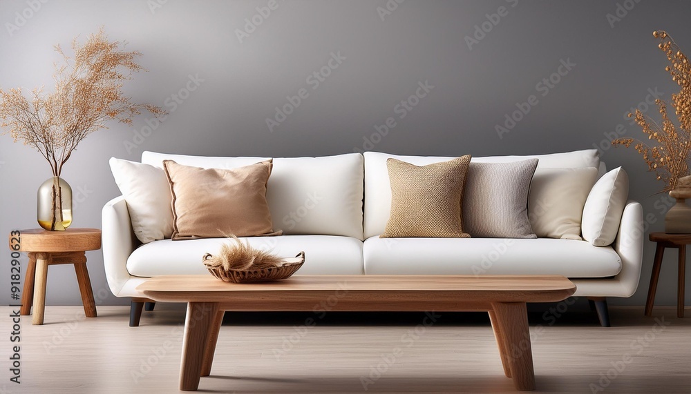 White cladding panel wall with rubber tree plant, Wood floor, Interior 3d illustration. White cladding panel wall with rubber tree plant, Wood floor, Interior 3d illustration.