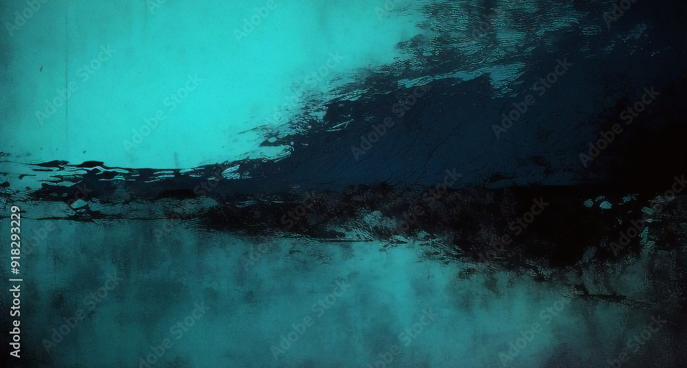 Naklejka premium Teal, turquoise, mint linen background cloth or fabric texture. Canvas material surface with pattern for modern or vintage textile pattern.