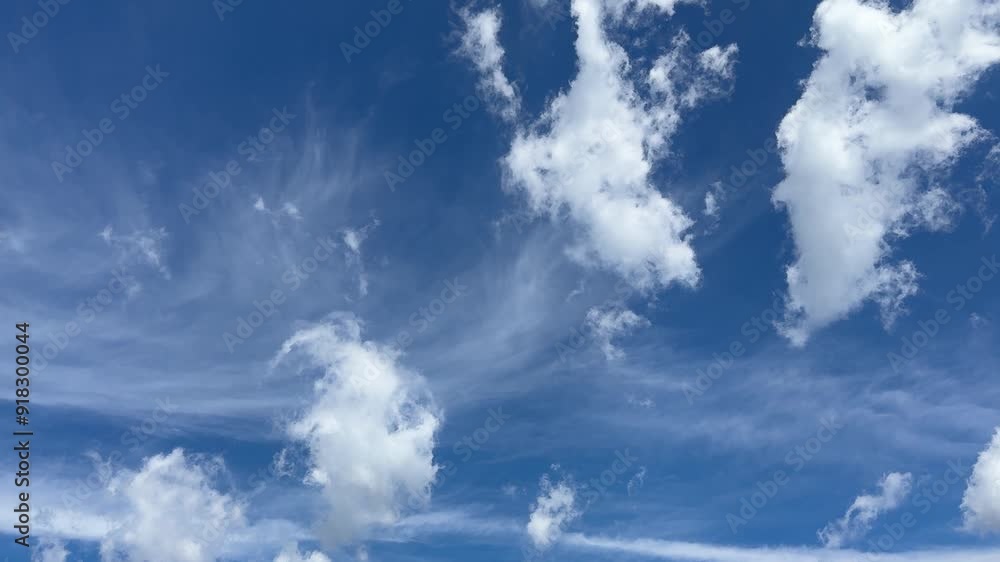 Beautiful blue sky with white clouds. Beautiful blue sky with white clouds.