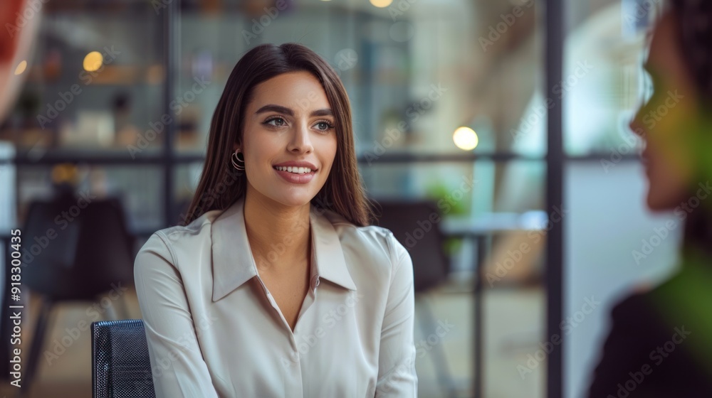 Tech professional participating in a job interview. Tech professional participating in a job interview.