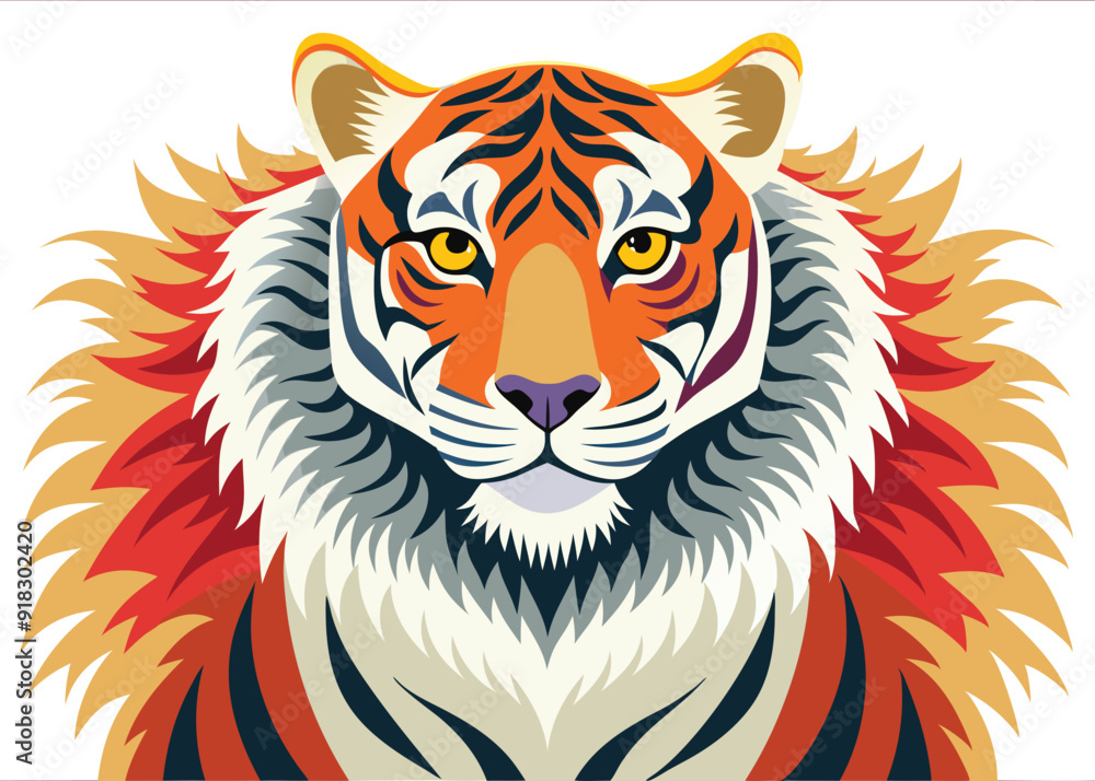 tiger head vector illustration tiger head vector illustration