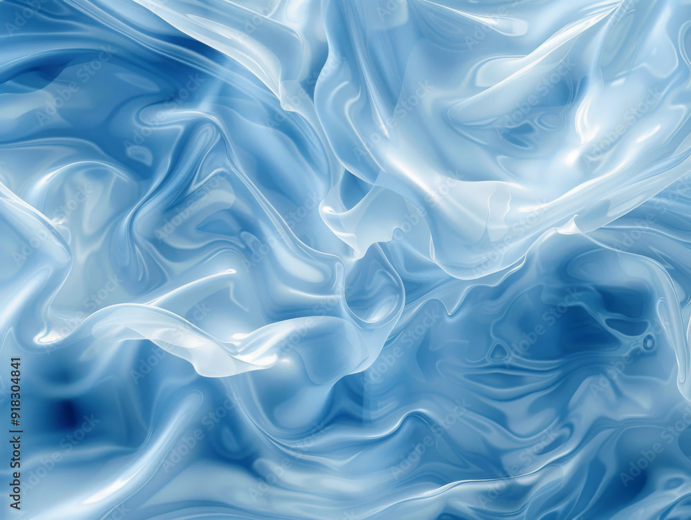 Abstract Swirling Blue and White Liquid Texture Abstract Swirling Blue and White Liquid Texture