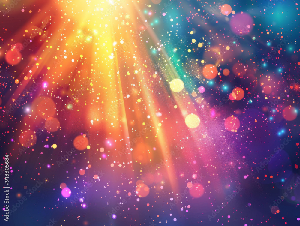 Obraz premium Abstract Background with Lights and Sparkle
