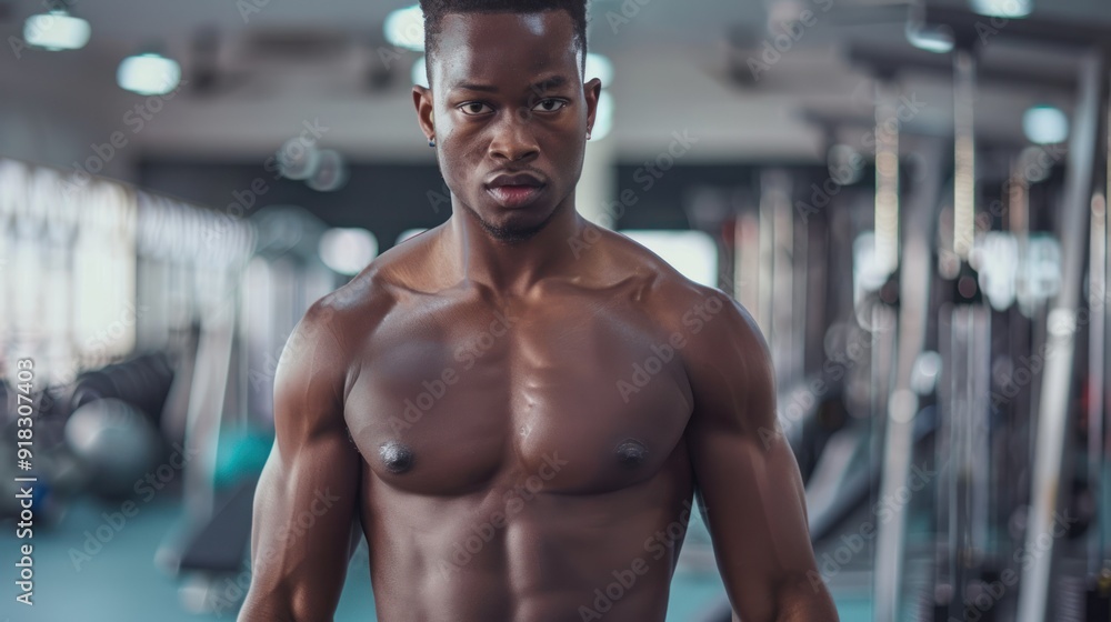 A man enjoying a workout at the gym. A man enjoying a workout at the gym.