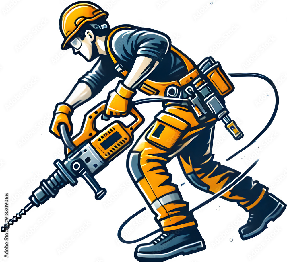 Fototapeta premium manual worker