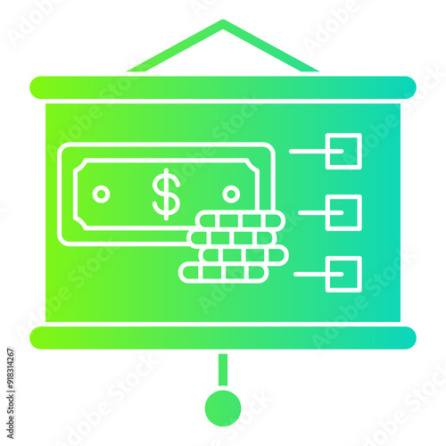 Finance Presentation Gradient Flat