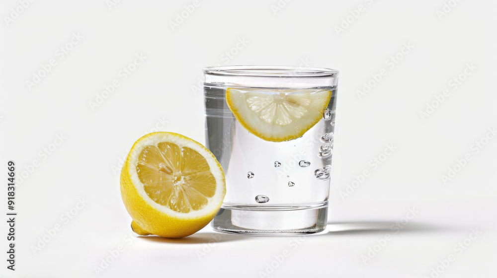 Glass of water with lemon , Magazine Style , Cinematic Style Captured With Sony FX3 27-70mm , Quality Enhanced With Ai Glass of water with lemon , Magazine Style , Cinematic Style Captured With Sony FX3 27-70mm , Quality Enhanced With Ai