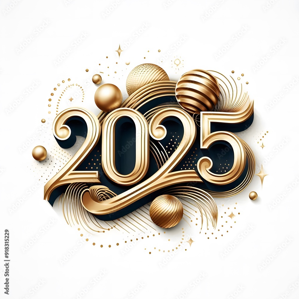 2025 Happy New Year. Trendy new year 2025 design template. 2025 Happy New Year. Trendy new year 2025 design template.