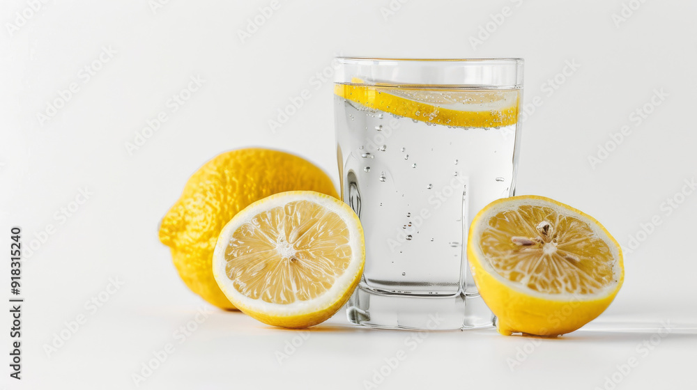 Glass of water with lemon , Magazine Style , Cinematic Style Captured With Sony FX3 27-70mm , Quality Enhanced With Ai Glass of water with lemon , Magazine Style , Cinematic Style Captured With Sony FX3 27-70mm , Quality Enhanced With Ai