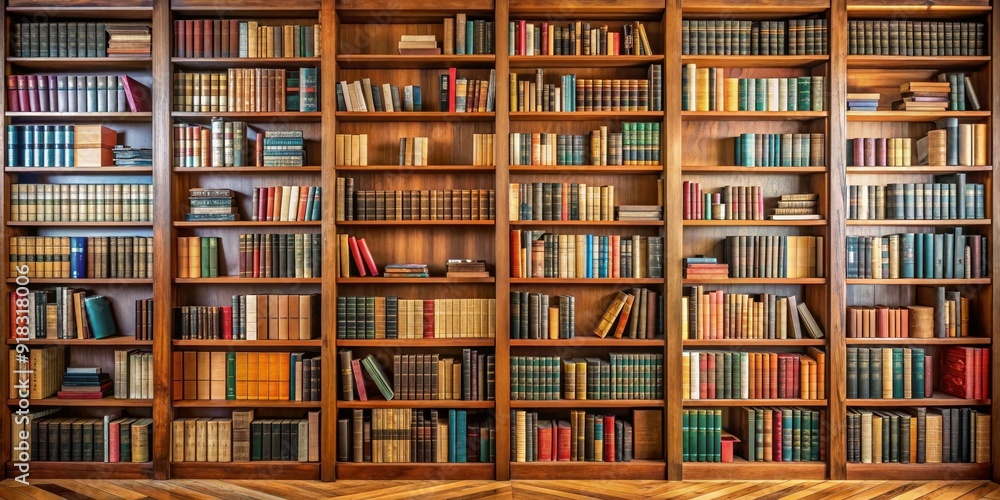 A Wall of Wisdom A Full Bookshelf Filled with Leatherbound Classics, bookshelf, library, antique books, vintage , bookshelves , wood A Wall of Wisdom A Full Bookshelf Filled with Leatherbound Classics, bookshelf, library, antique books, vintage , bookshelves , wood