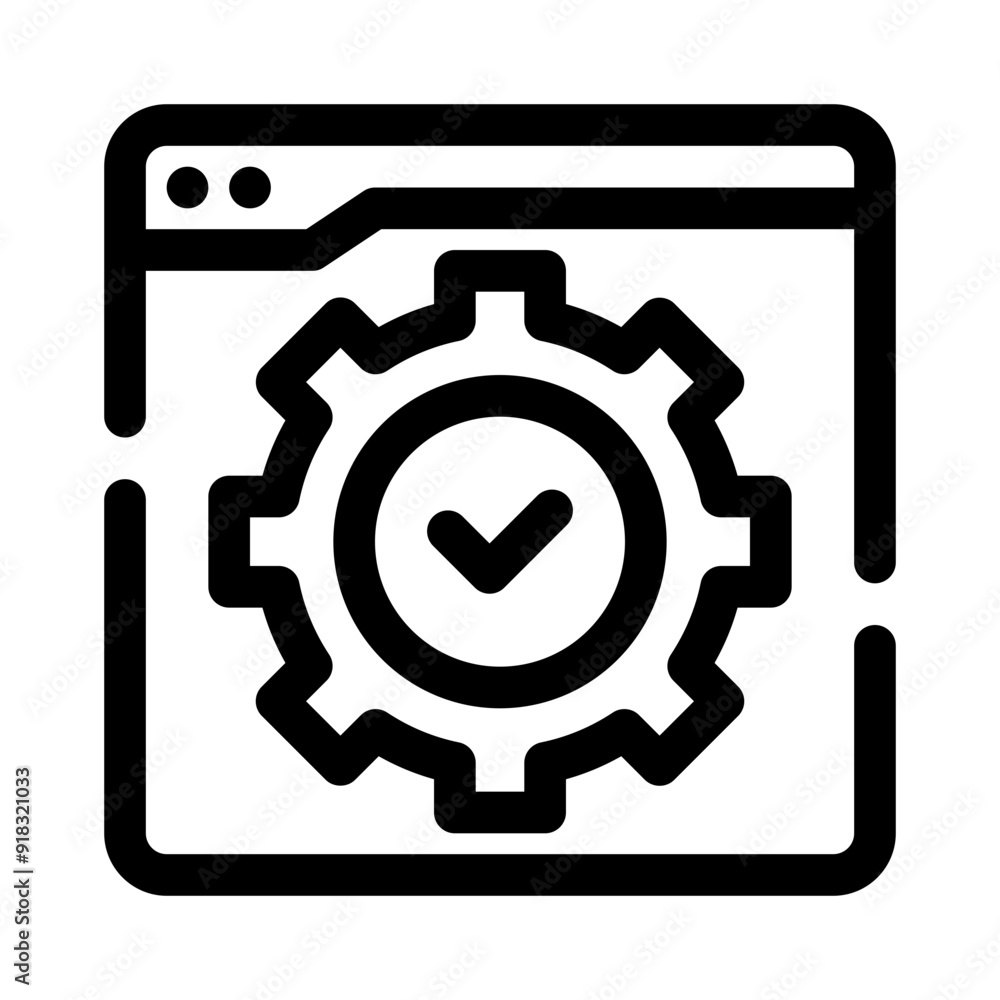 settings line icon settings line icon
