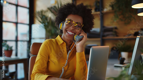 businessman talking on cell phone