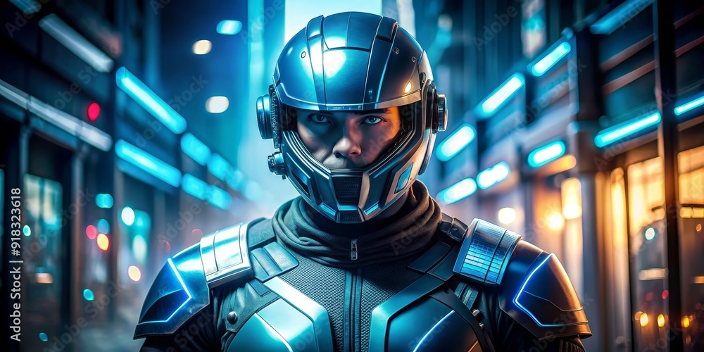 Cyberpunk Warrior in Neon City, Digital Art, Futuristic, Sci-fi, Cyberpunk, , Cyberpunk Warrior in Neon City, Digital Art, Futuristic, Sci-fi, Cyberpunk, ,