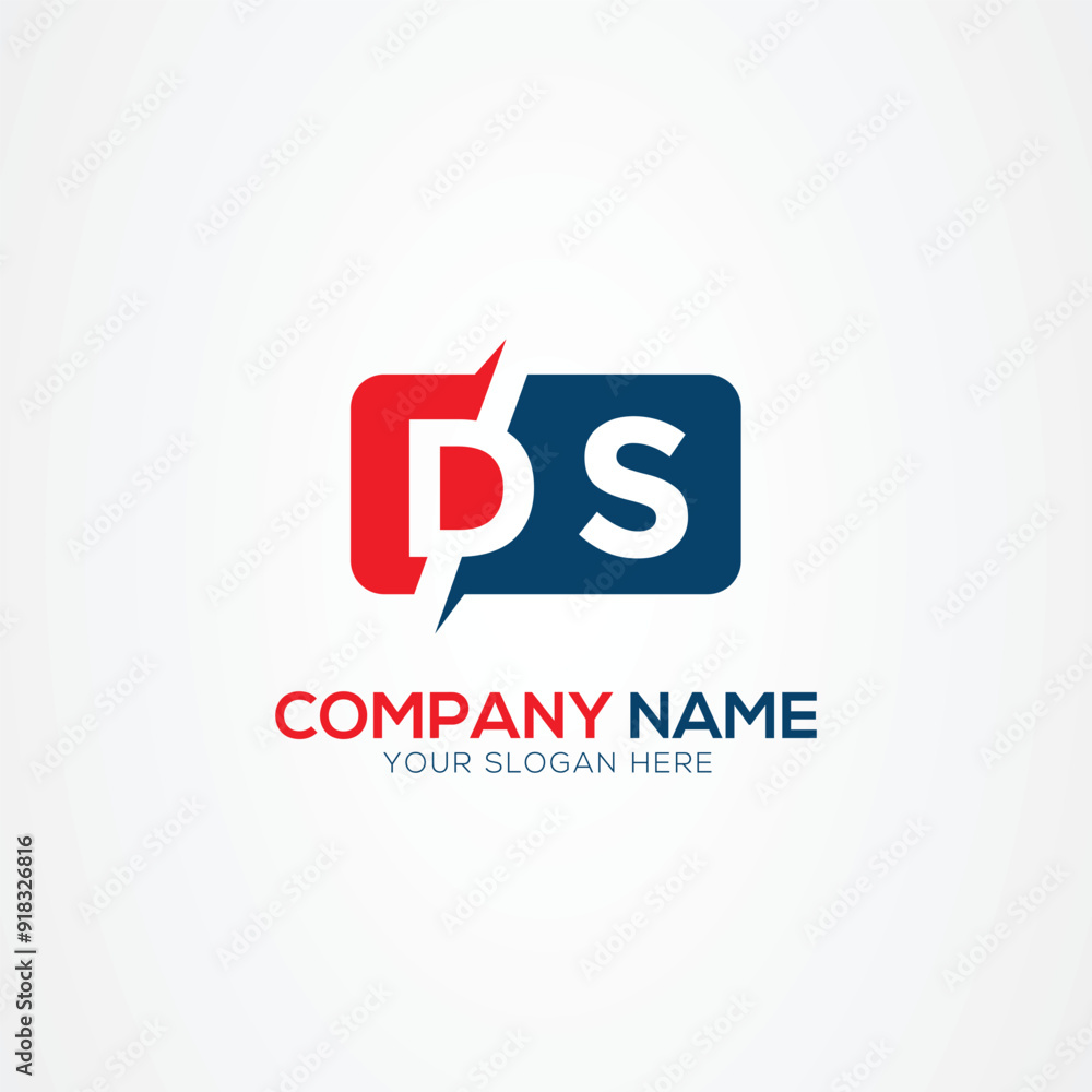 DS or SD Creative Modern Letters Logo Design Element DS or SD Creative Modern Letters Logo Design Element
