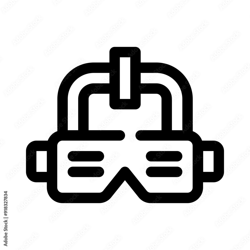 safety goggles line icon safety goggles line icon