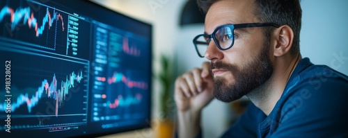 Investment Advisor Explaining Bond Strategy to a Client, Office Setting