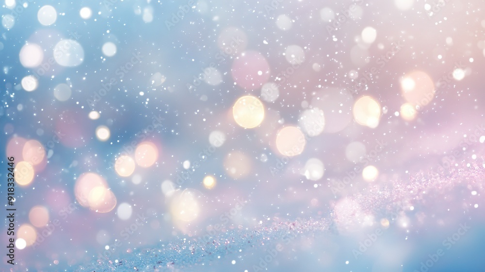 Abstract Blurred Background with Glittering Lights and Bokeh Abstract Blurred Background with Glittering Lights and Bokeh