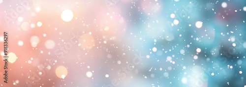 Abstract Background with Soft Pastel Colors and Glowing Lights