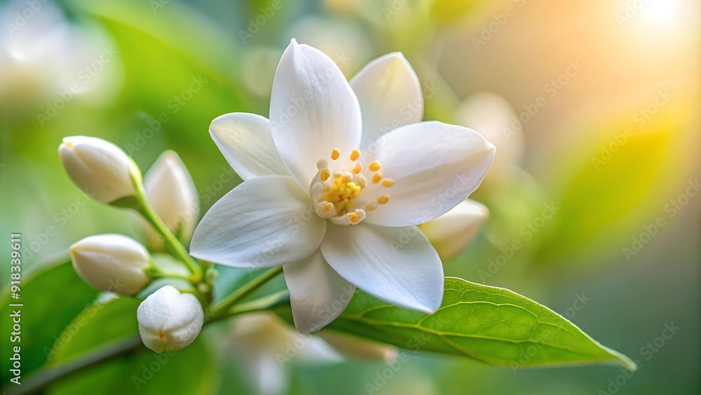Whispers of Jasmine: A Delicate Dance of Petals generative AI Whispers of Jasmine: A Delicate Dance of Petals generative AI
