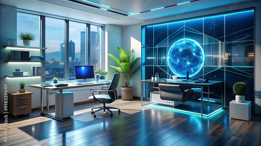 The Quantum Workspace: A Fusion of Technology and Design AI generated The Quantum Workspace: A Fusion of Technology and Design AI generated