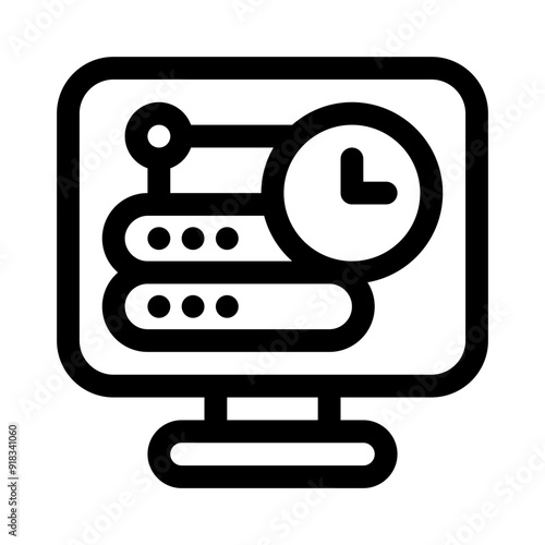 uptime line icon