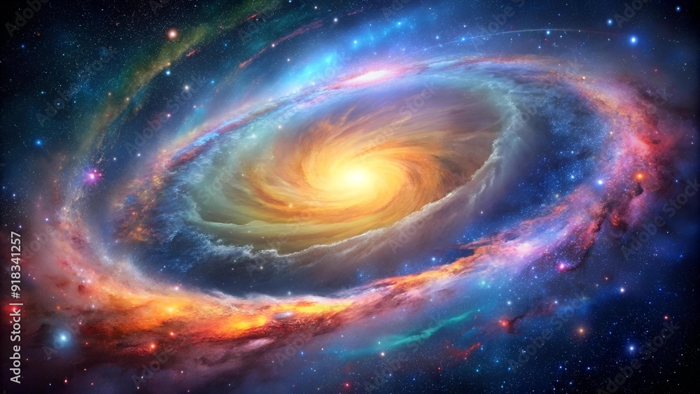 Celestial Tapestry: A Symphony of Cosmic Hues AI generated Celestial Tapestry: A Symphony of Cosmic Hues AI generated