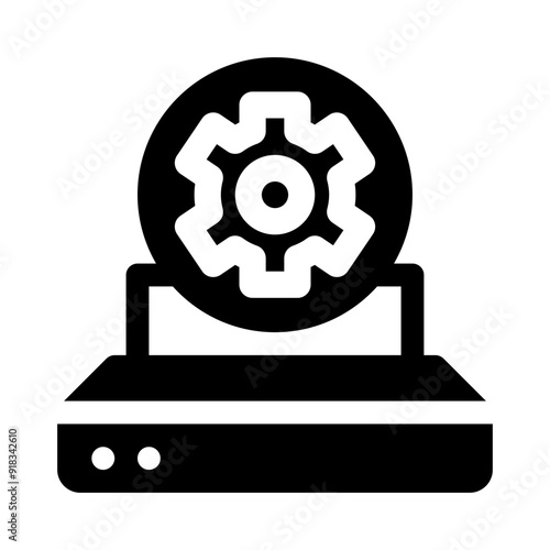 dedicated glyph icon