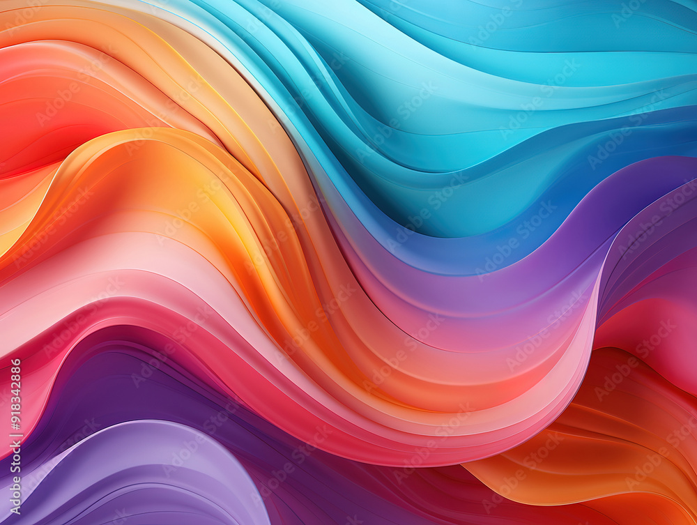 Abstract background of colorful waves Abstract background of colorful waves