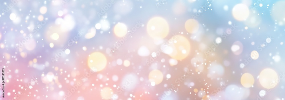 Abstract Blurred Background with White, Pink, and Yellow Lights Abstract Blurred Background with White, Pink, and Yellow Lights
