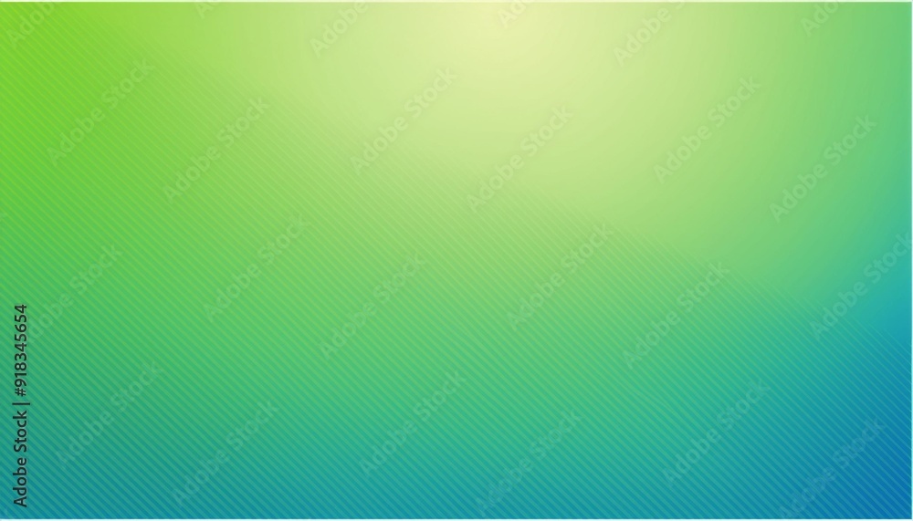 Fototapeta premium Fresh green and blue color gradient background design