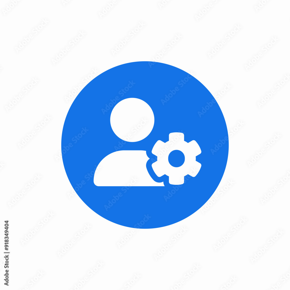 user profile settings gear cog icon user profile settings gear cog icon