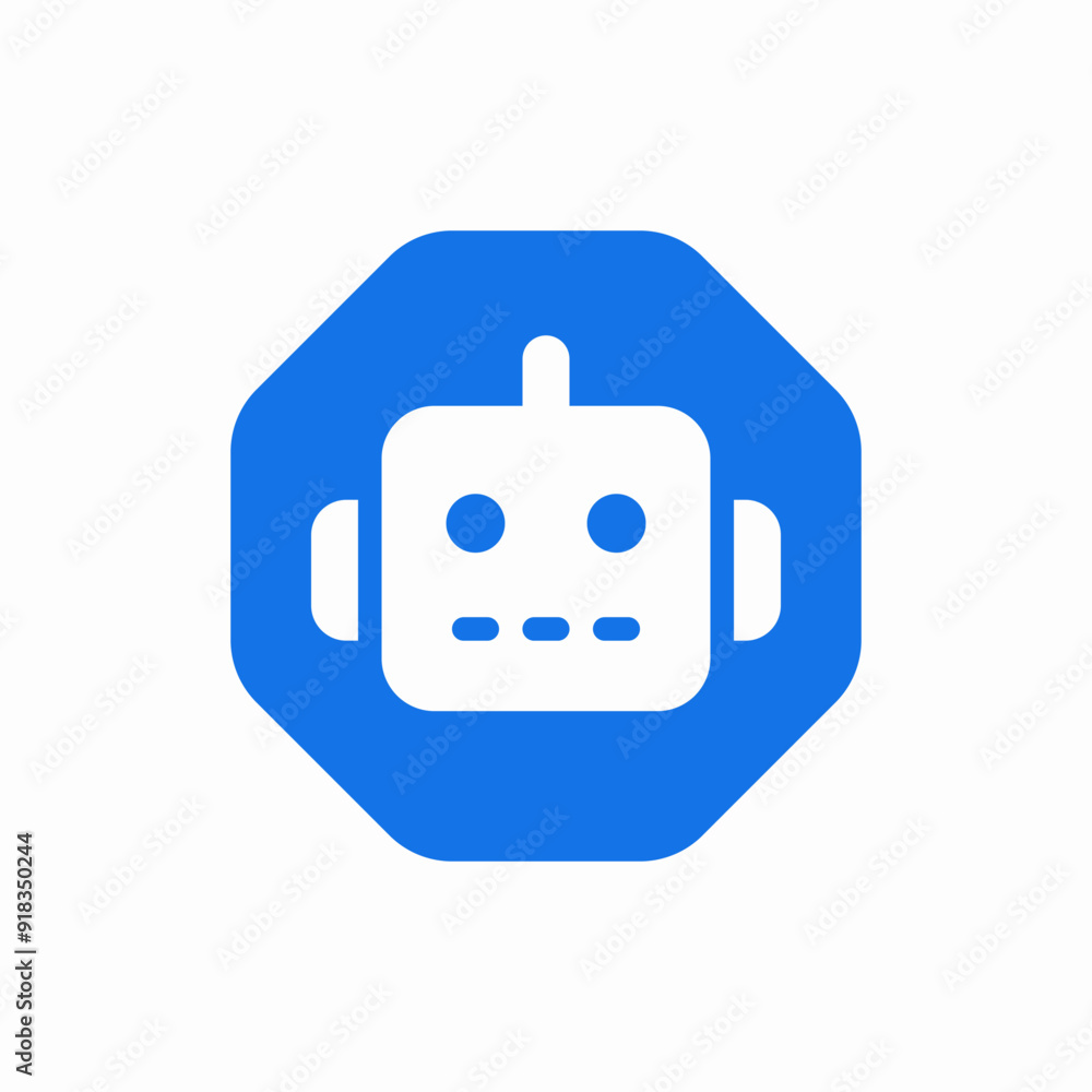 robot ai user artificial intelligence icon robot ai user artificial intelligence icon