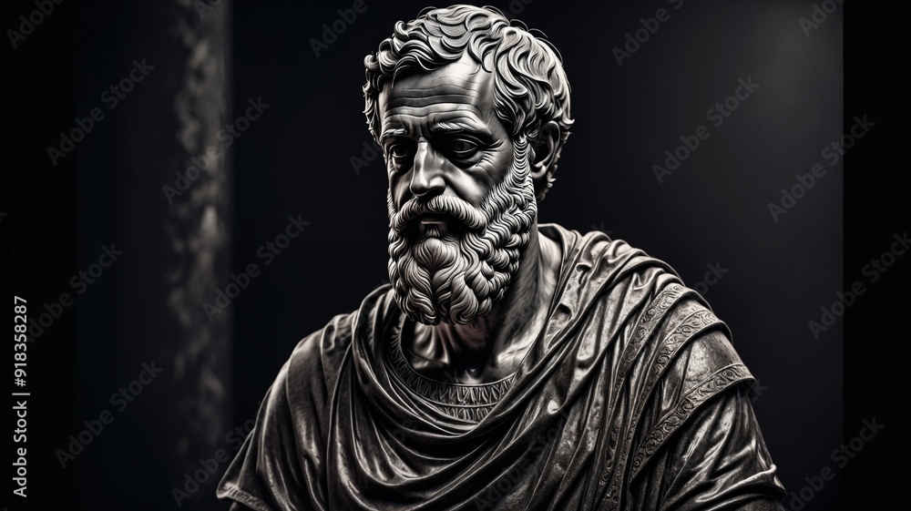 Ancient Greek Philosopher Bust Statue Ancient Greek Philosopher Bust Statue