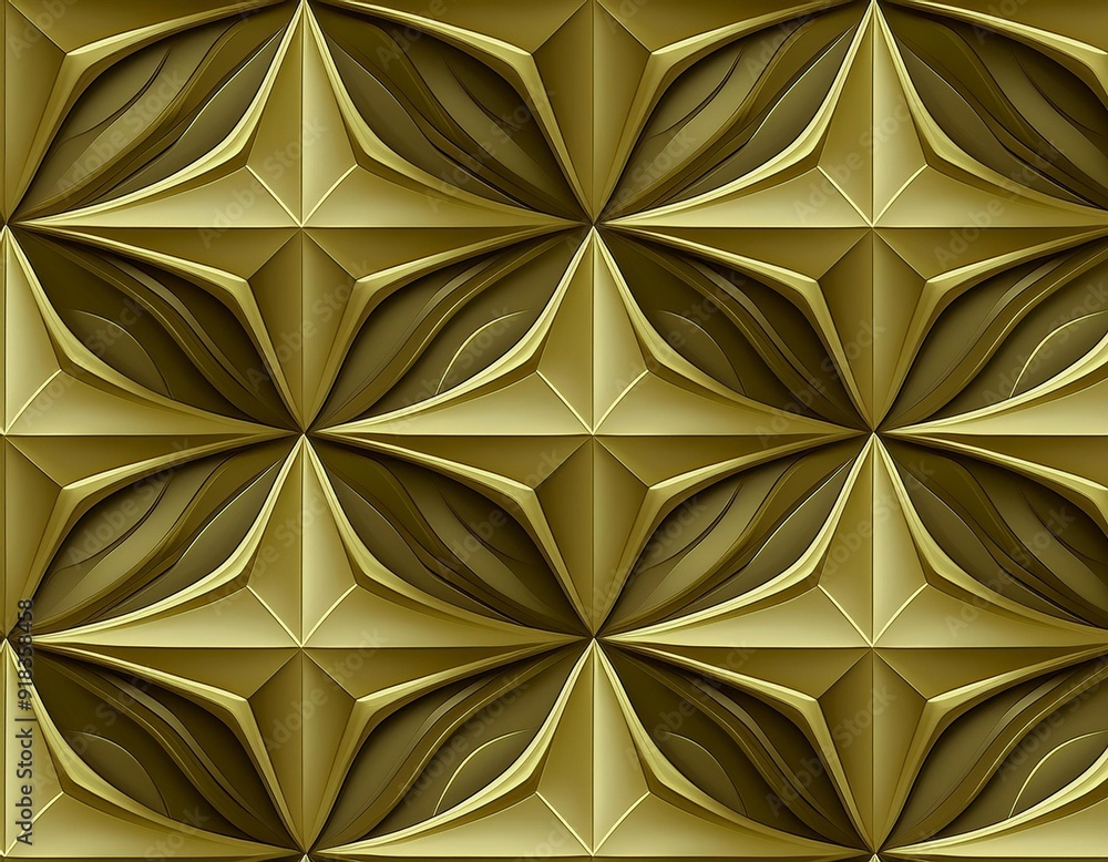 Seamless 3D geometric pattern for modern wallpaper designs Seamless 3D geometric pattern for modern wallpaper designs