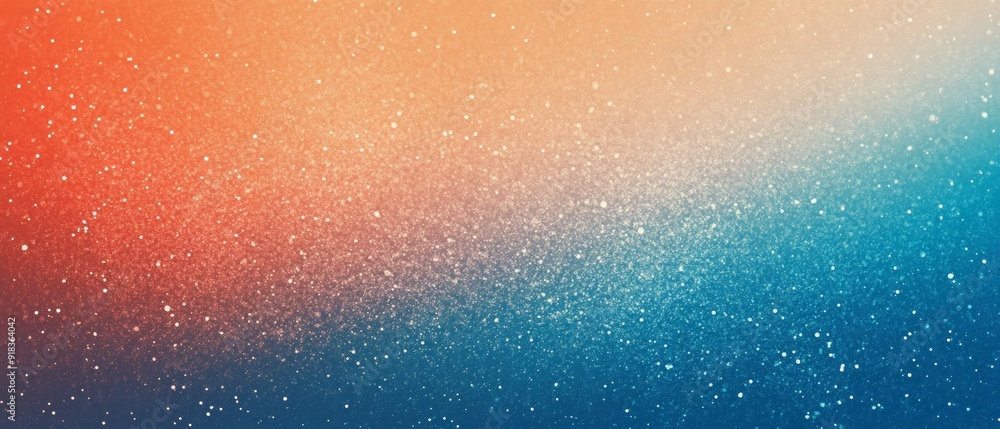 Retro Vibes. Teal, Orange, and Red Grainy Gradient Summer Banner Design Retro Vibes. Teal, Orange, and Red Grainy Gradient Summer Banner Design