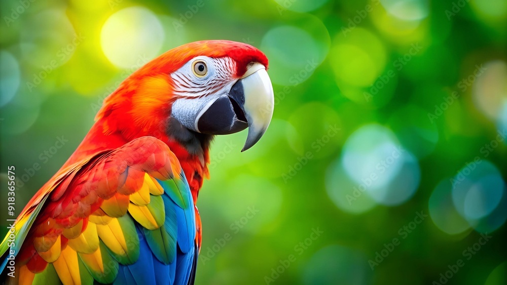 Parrot Pop: A Splash of Tropical Vibrance  generative AI