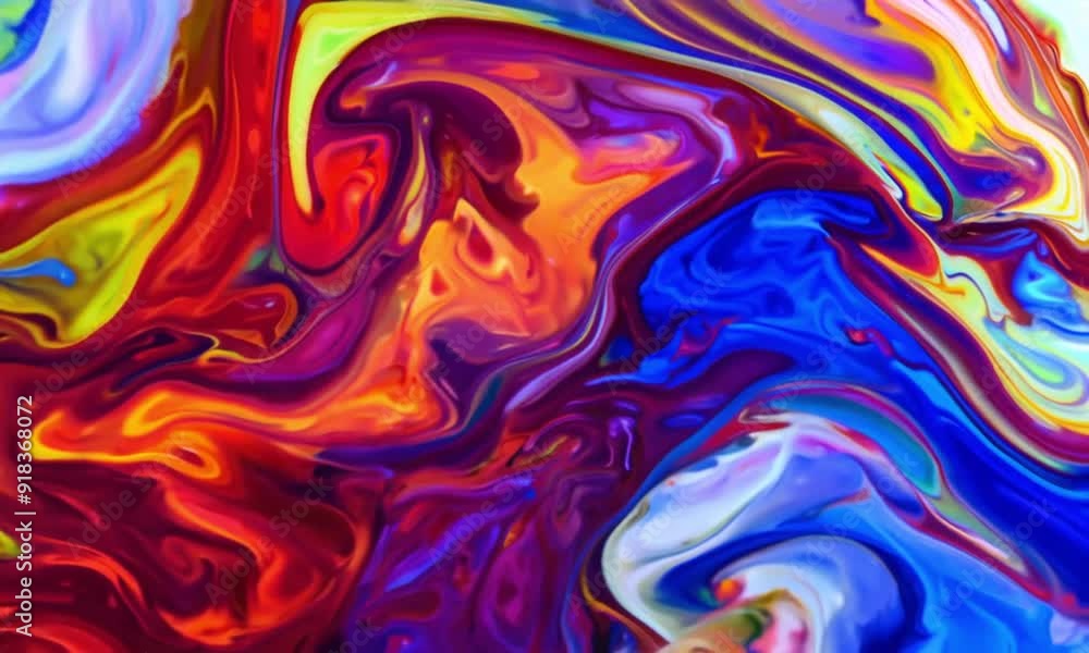 Colorful Saturated Abstract Refeacting Fluid Texture Colorful Saturated Abstract Refeacting Fluid Texture
