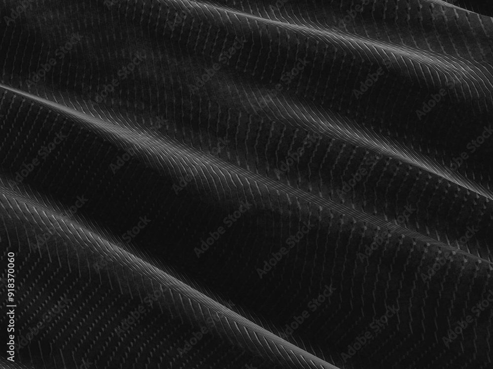 Black satin silk, elegant fabric for background Black satin silk, elegant fabric for background