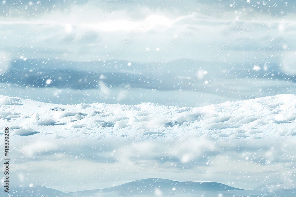 Snowy Mountain Landscape Snowy Mountain Landscape