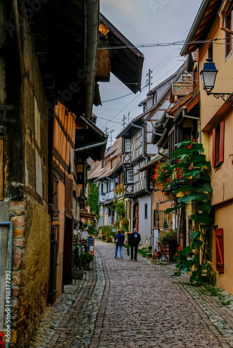 France. Alsace. Colmar. Ribeauvillé. Eguisheim. Old and charming French towns.