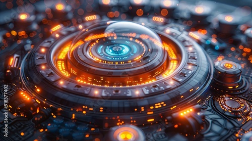 Wallpaper Mural background with circles Torontodigital.ca