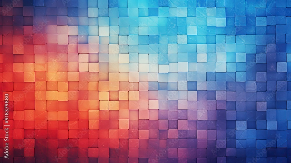 Abstract gradient background with mosaic tile patterns Abstract gradient background with mosaic tile patterns