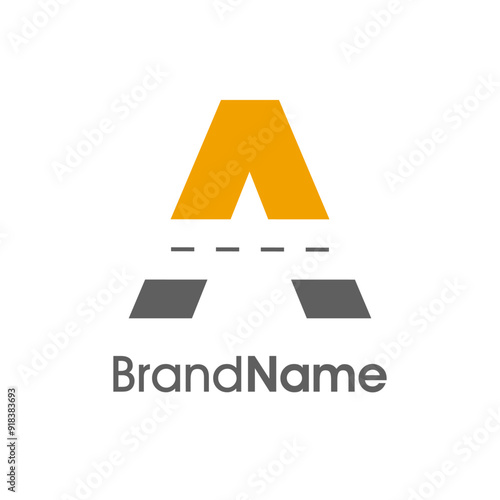 Simple Initial A Way Logo