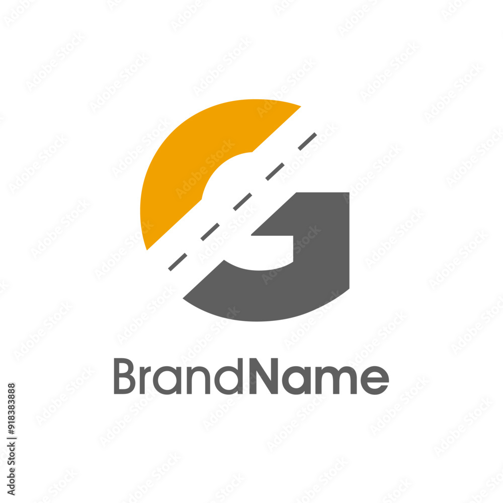 Simple Initial G Way Logo Simple Initial G Way Logo