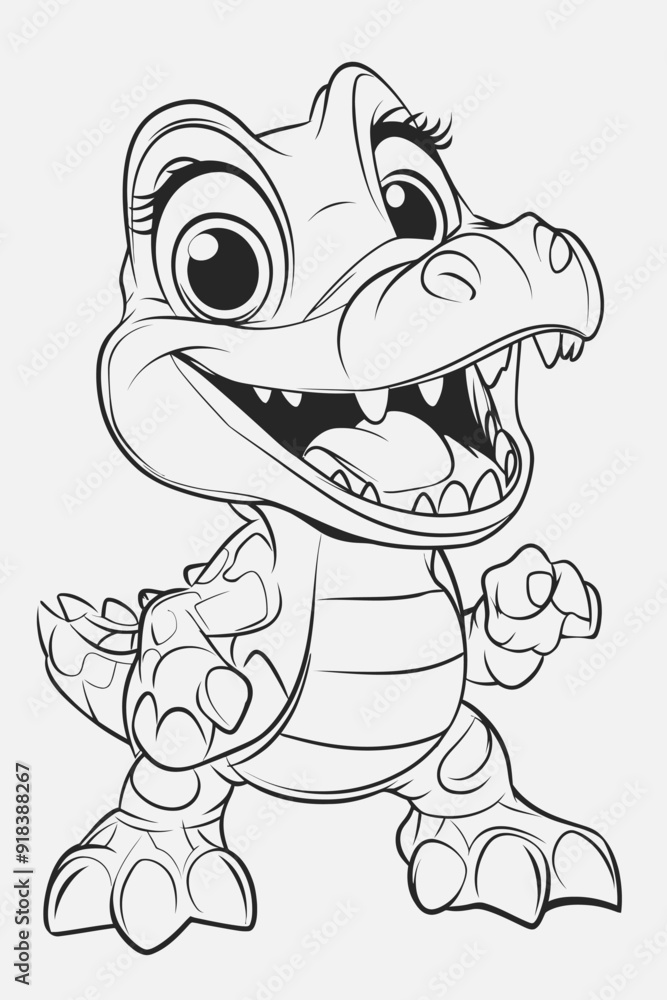 Obraz premium Animal Coloring Book