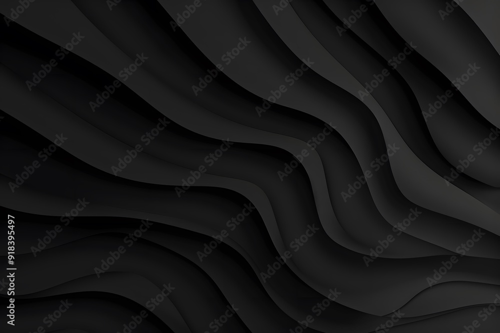 Abstract Black Wavy Background Abstract Black Wavy Background