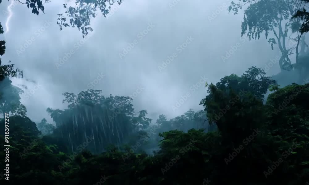 Lightning above the dark forest 4k stock video Lightning above the dark forest 4k stock video