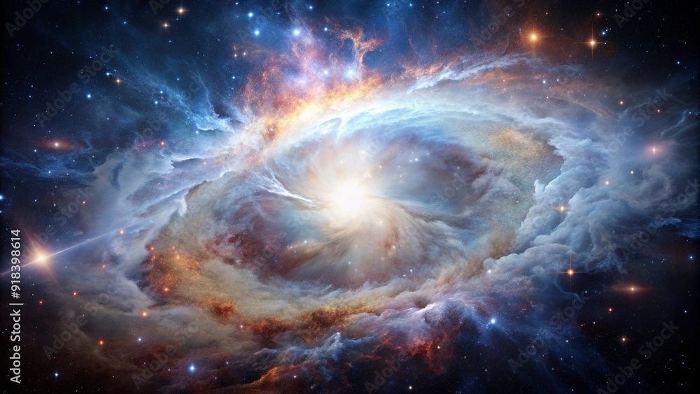 Fototapeta premium nebulae in space and sparkling stars 
