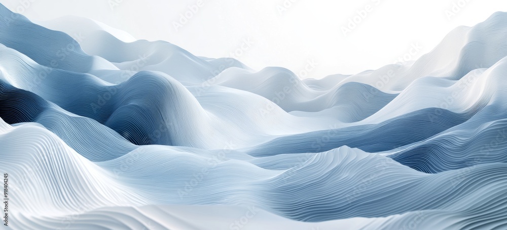 Abstract Topographic Lines Background in Light Blue Colors Abstract Topographic Lines Background in Light Blue Colors